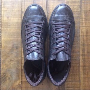 John Varvatos Leather Sneakers
